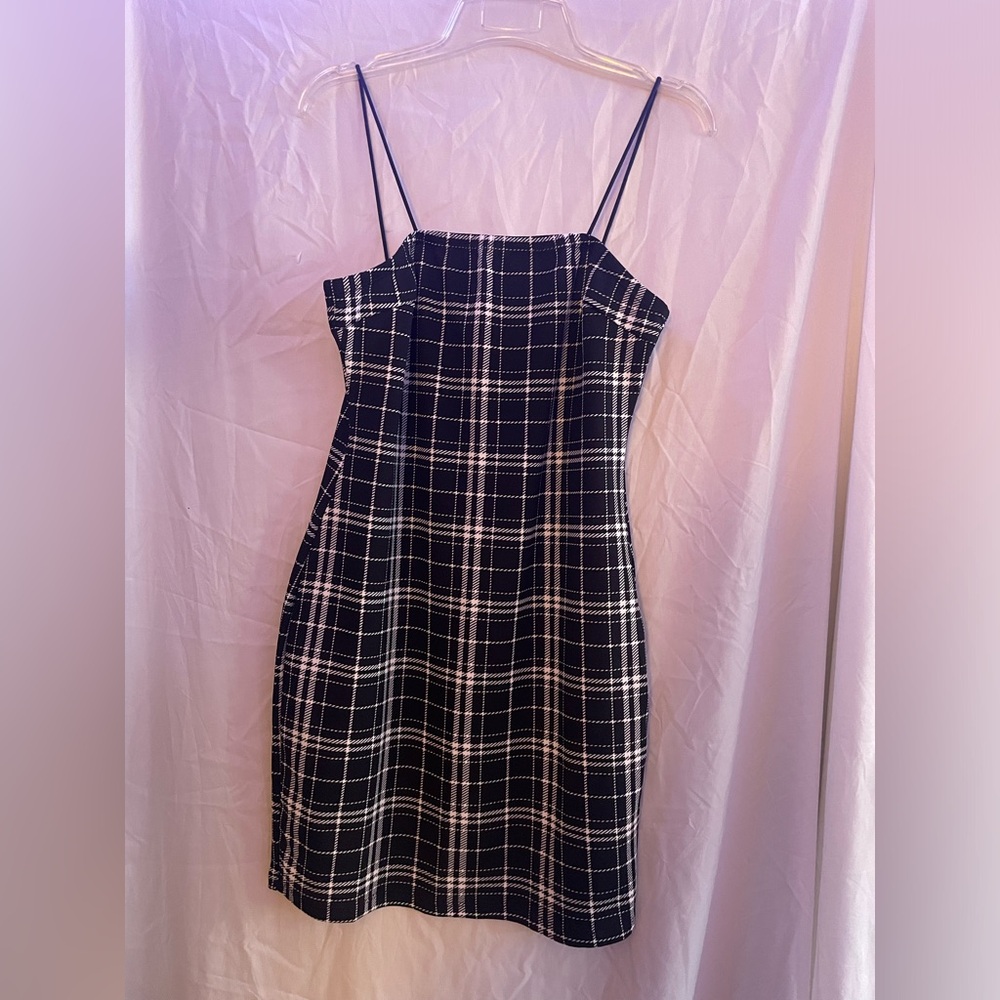 SHEIN Plaid Slip Dress. Size L.